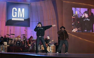 Kid Rock performed alongside Rev Run.