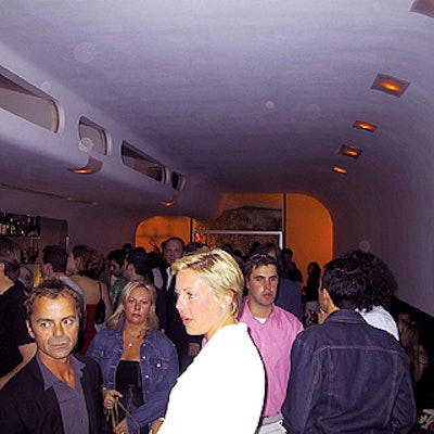 Banana Republic hosted a cocktail party at Glass, a new Chelsea lounge that hasn't opened to the public.
