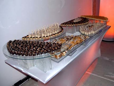 Guests enjoyed a wide selection of delectable bites for dessert.