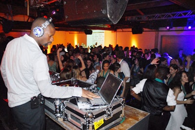 Eventgoers danced the night away to the sounds of DJ Irie.