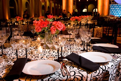 The linens debuted at the Corcoran Ball last year.