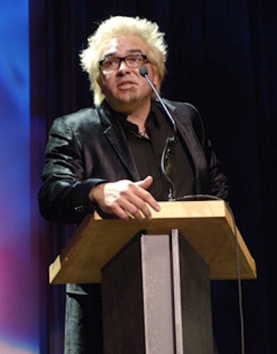 The festival's executive director, Roger Durling, addressed the crowd on opening night.