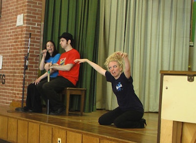 Improv for Kids incorporates sketch comedy, dance, and live music.