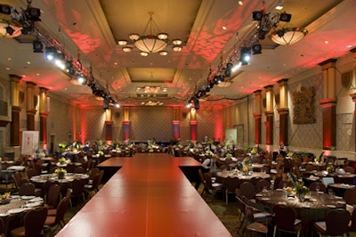 Organizers of the annual Book Lover's Ball staged a fashion show in the dining room for the first time this year.