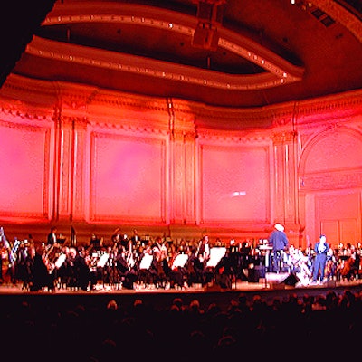 The performance at Carnegie Hall was attended by more than 2,500 New York Pops fans.