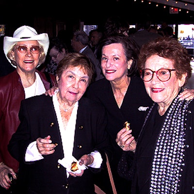 V. Casey Bush, Ida Suskauer, Citymeals-on-Wheels executive director Marcia Stein and board of directors member Miriam Israels.