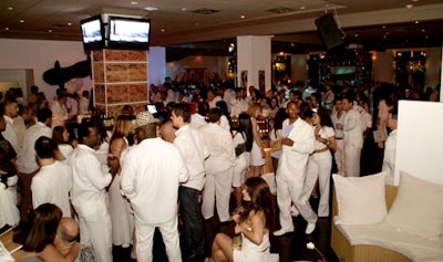 Miami's elite donned their best white ensembles and hit the opening of Club Nikki in Coconut Grove on January 31.