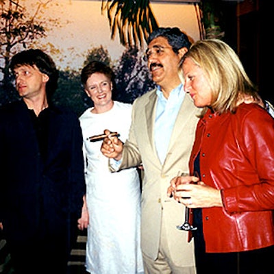Conde Nast editorial director James Truman, Mademoiselle editor in chief Mandi Norwood, Conde Nast CEO Steve Florio and Mademoiselle publisher Lori Burgess.
