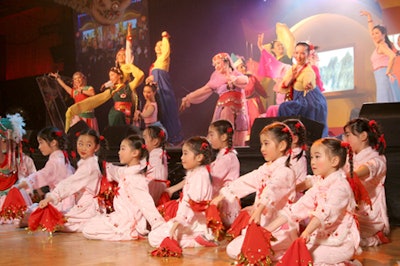 The Chinese Dance Workshop performed traditional dances.