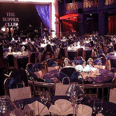 Zeze Flowers created the decor for the Rainforest Foundation's An Evening of Blue-Eyed Soul benefit.