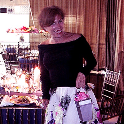 Wink Studio's Connie Sherman, known in art circles for her artful, witty decor, designed the decor for the event.