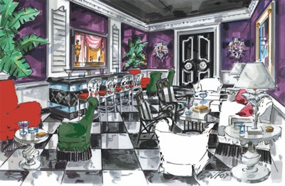 AD's greenroom plans for the Oscars include vintage Draper-style decor.