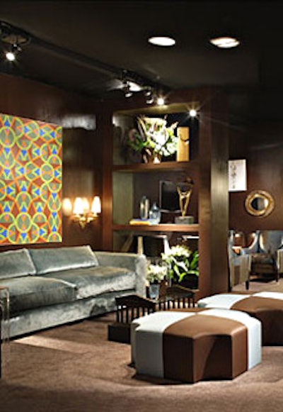 Chocolate-brown hues dominated last year's AD greenroom.