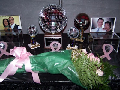 Just like on the TV show Dancing with the Stars, the winner received a disco ball trophy.