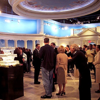 Guests also walked through the 'Gallery' room at Madame Tussaud's.