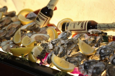 The hotel's executive chef, John Walsh, also served oysters as part of the menus of supposed aphrodisiacs.