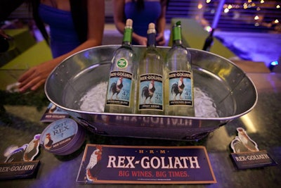 Rex Goliath and Bacardi were the beverage sponsors.