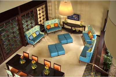 Get caught up on the day in our comfortable lobby area.