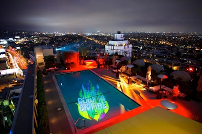 GQ Roof’s On Fire - Design, Build, Lighting, Projection, Sound & Production