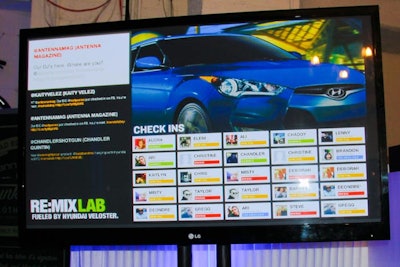 Fig. 10: Social Media AggregatorHyundai Veloster's Remix Lab event series in multiple cities this fall