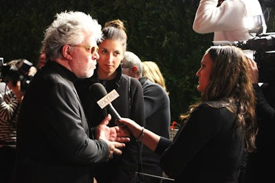 Among the 260 attendees at the fund-raiser was honoree Pedro Almodóvar (pictured, left), who received rave reviews for his recent film, The Skin I Live In.