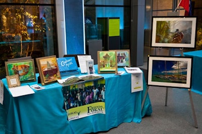 Exhibits showcasing Haitian culture included a display from photographer and artist Jordan Michael Zuniga.