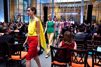 During the fashion show, 25 models displayed clothes from Haitian-American designers Jeff Lahens, Prajje Jr. Jean-Baptiste, and Dayanne Danier.