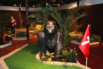Among the many areas at Greenwich Village Country Club is a nine-hole miniature golf course decorated with vintage fiberglass animals.