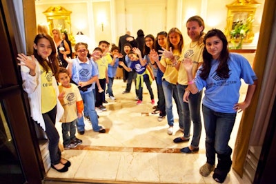 Participants from the Boys & Girls Clubs of Miami-Dade greeted guests as they arrived.