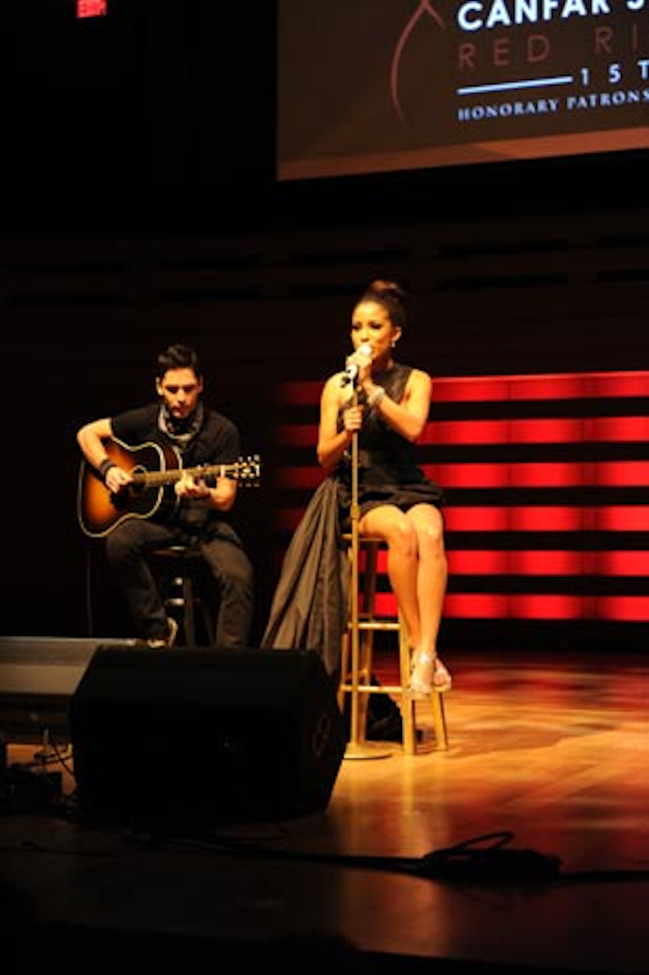 Juno award-winning singer Keshia Chanté performed.