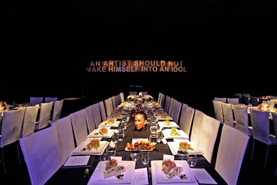 7. Marina Abramović's Human Heads at MOCA's Gala