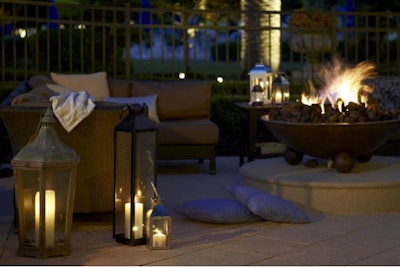 Outdoor events are more fun around our cozy firepit.