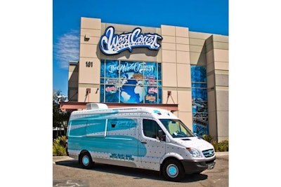 Sweet Arleen's dessert truck was tricked out by West Coast Customs.