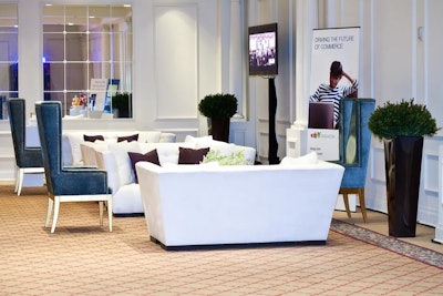A separate sponsor lounge in the Centennial foyer was set up as a break room of sorts and held comfy furnishings and stations where attendees could recharge their electronic devices.