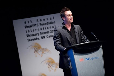 Television personality Mike Chalut was master of ceremonies for the awards.