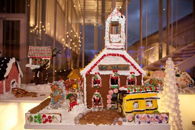 Staffers from the Art Institute decorated nine gingerbread houses. Guests voted for their favorite house, and the creators of the winning work were treated to a lunch at one of the museum's restaurants.