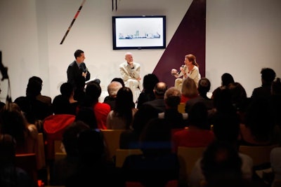 Stefano Tonchi, W magazine's editor in chief, moderated a three-day panel series, Design Talks.