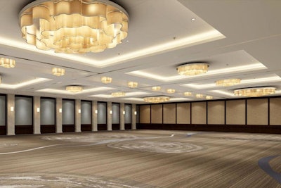 The Westin Michigan Avenue's meeting and event space is undergoing a $7 million renovation, which is slated to wrap up in March.