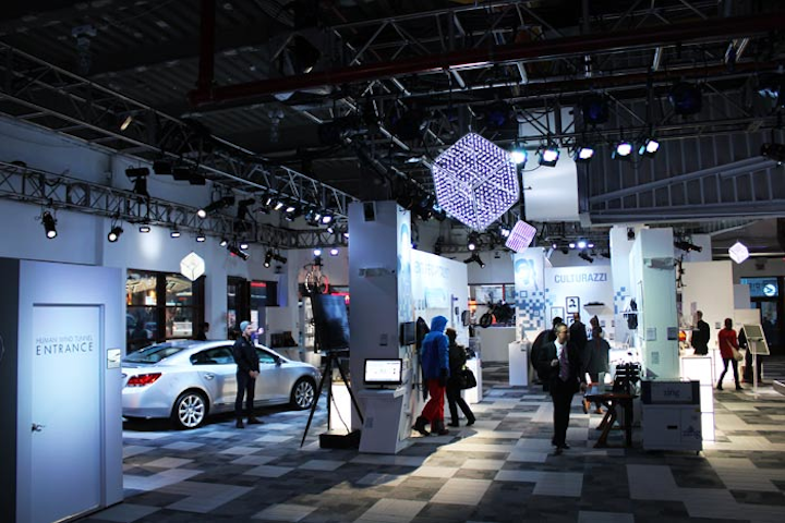 With 10,000 square feet to play with, Wired was able to construct larger sections for its different vignettes as well as a stage for performances and a dedicated area on the second floor for public and private events.