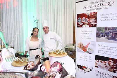 Taberna del Alabardero was one of 16 restaurants that doled out small bites in the hotel ballroom.