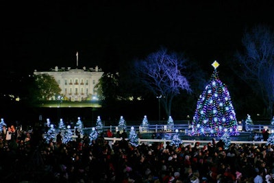 The tree resides at the Ellipse in President's Park, where it's been since 1954 after being moved around the White House property every few years.