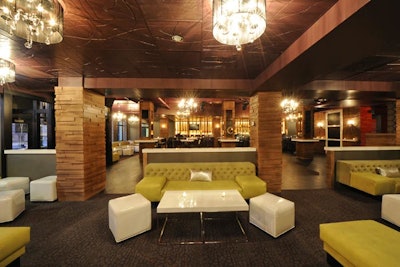 The new lounge can host events for 400 guests.