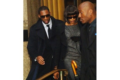 Naomi Campbell with Allstar's director of executive protection, Sym Hogue.