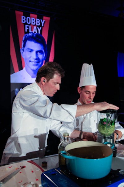 Bobby Flay Mentoring at Chef's Challenge for a Cure