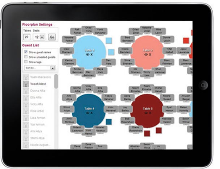 Style Forecast Seating Chart App, LED Tabletops, Catering From