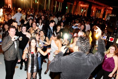 The soiree, which included a performance from Stevie B., drew around 400 guests and took place at Strega Waterfront.