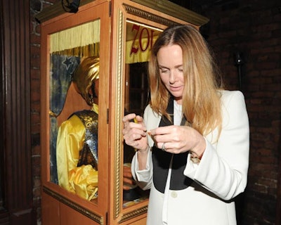 A Zoltar machine on the restaurant's second floor doled out fortunes for guests.