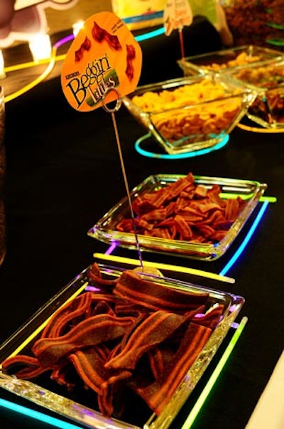 A display of dog treats included Beggin' Strips and Beggin' Littles.