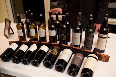 Wine experts were on hand to guide guests through tastings.