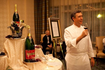 The hotel's executive chef Daniel Bruce is the founder of the wine festival, now in its 23rd year.